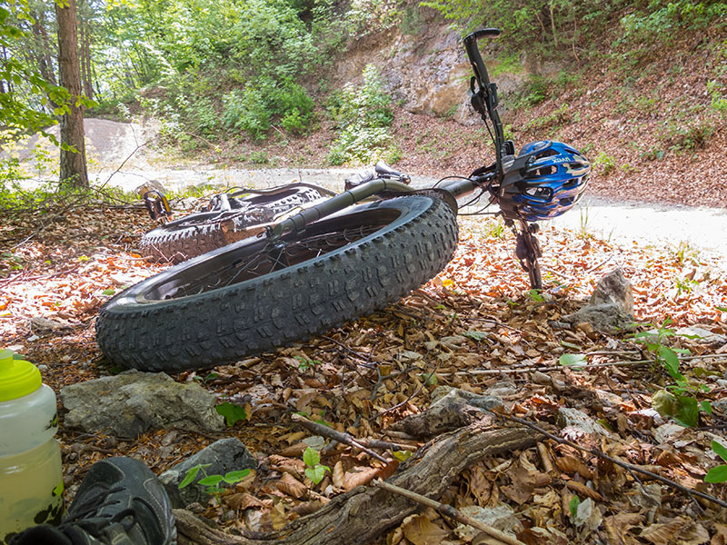 Doch noch vor dem Grauner Joch ist Hatatitla m&uuml;de und auch meine Beine sind leer :-(