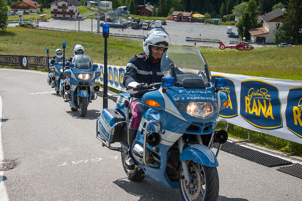 Gleich kommen die ersten Radler