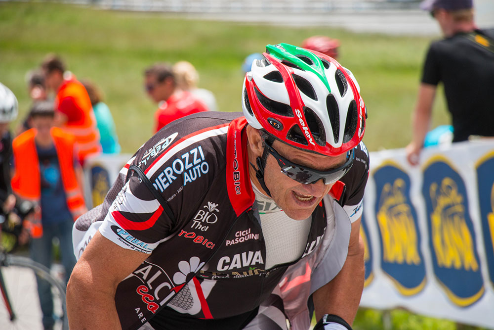 ... sollen etwas die Anstrengung zeigen ...