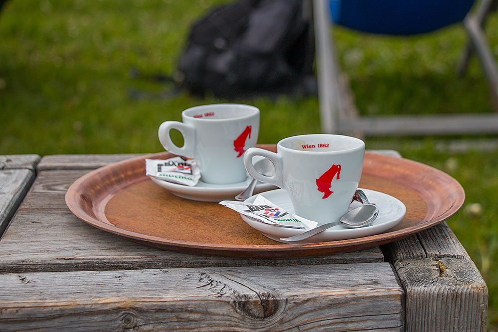 Dabei d&uuml;rfen die obligatorischen Espressi nicht fehlen