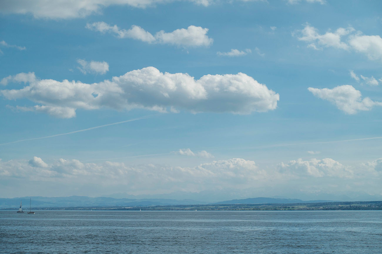 Mit der Fähre von Meersburg nach Staad 