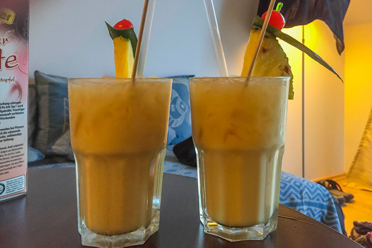 ... und einen Piña Colada als Absacker ;-) 