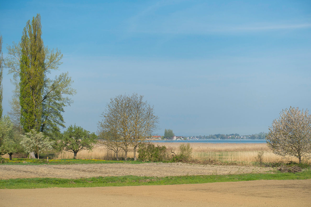 Man kann den See sehn ;-) 