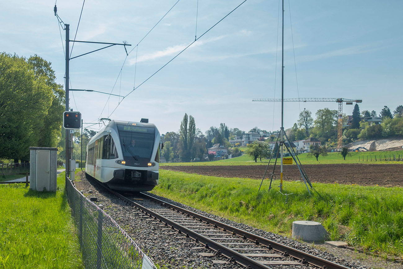 Als Modellbahner freut man sich auch &uuml;ber die richtigen Eisenbahnen 