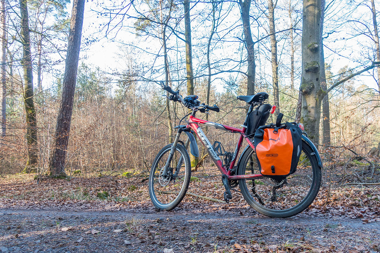 So schnell war das Rad wieder zugesaut ;-) 