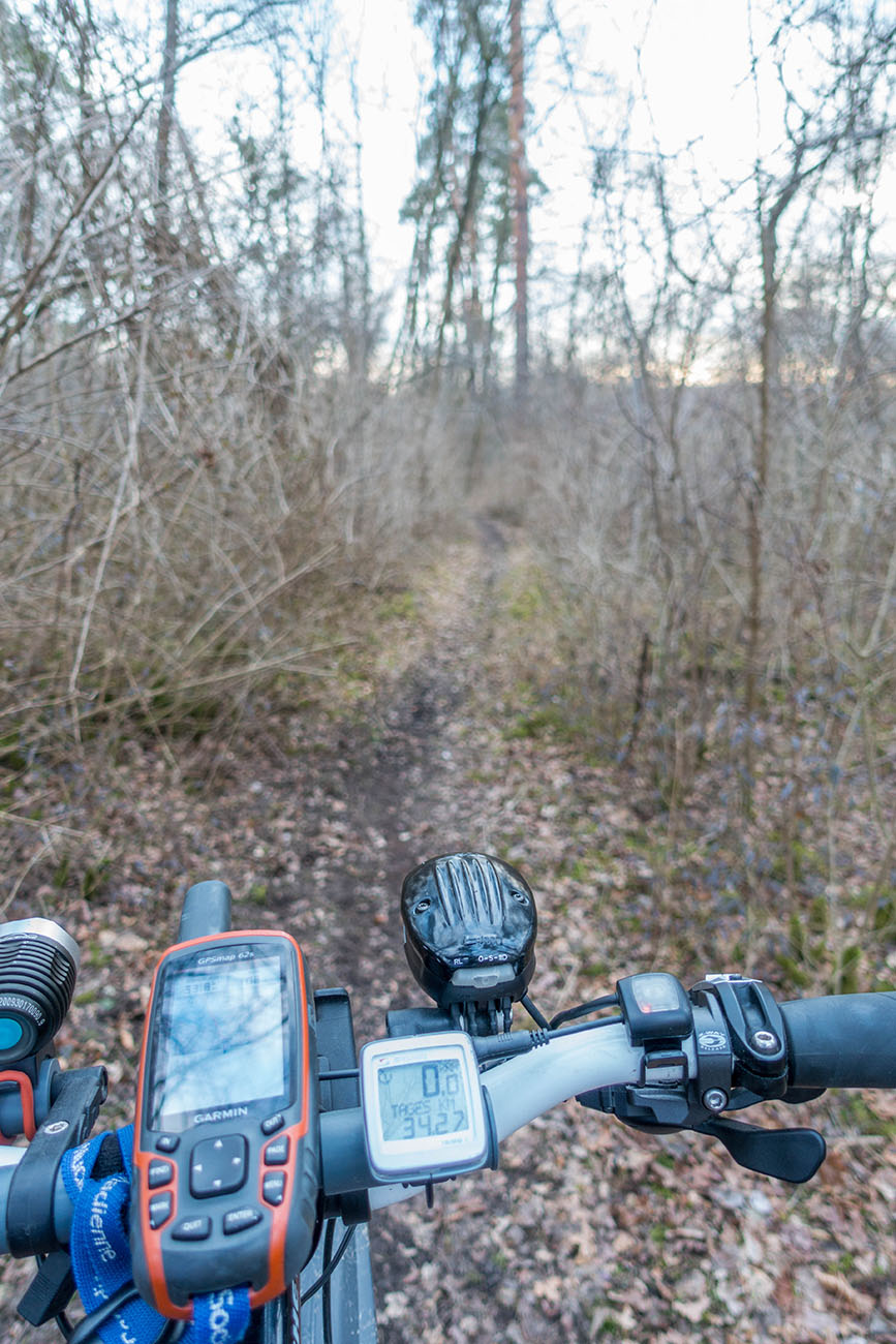 Zum Abschluss ging es nochmal auf schmalen Pfaden weiter 
