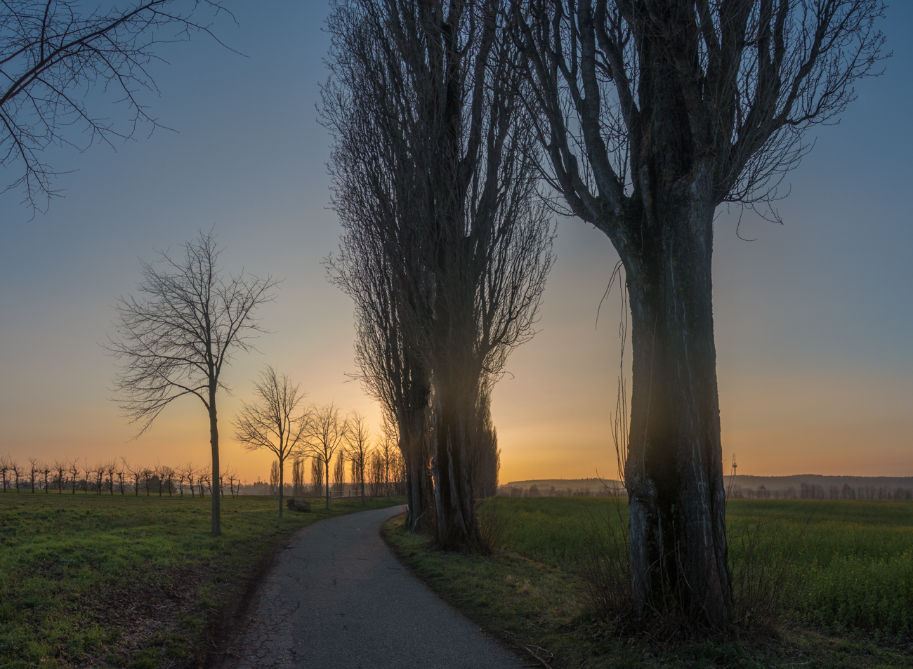 Sonnenuntergang beim Thomashof