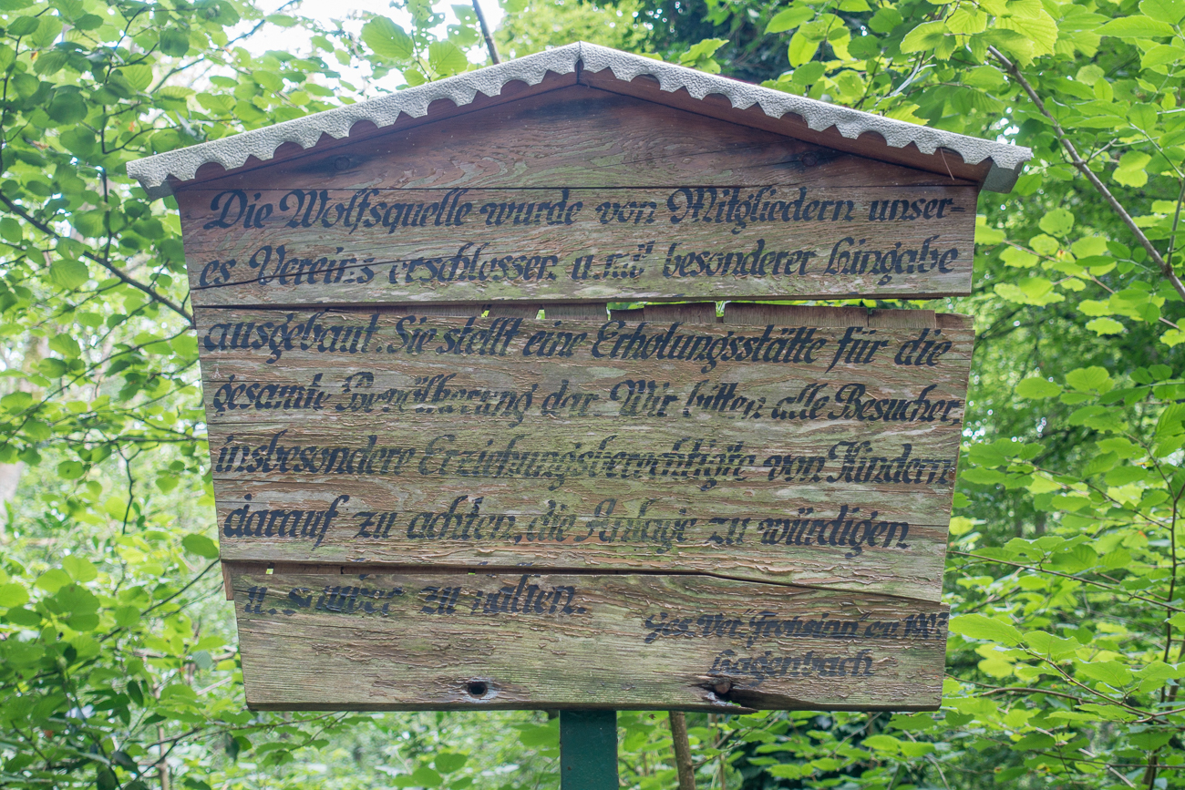 An der Wolfsquelle ...