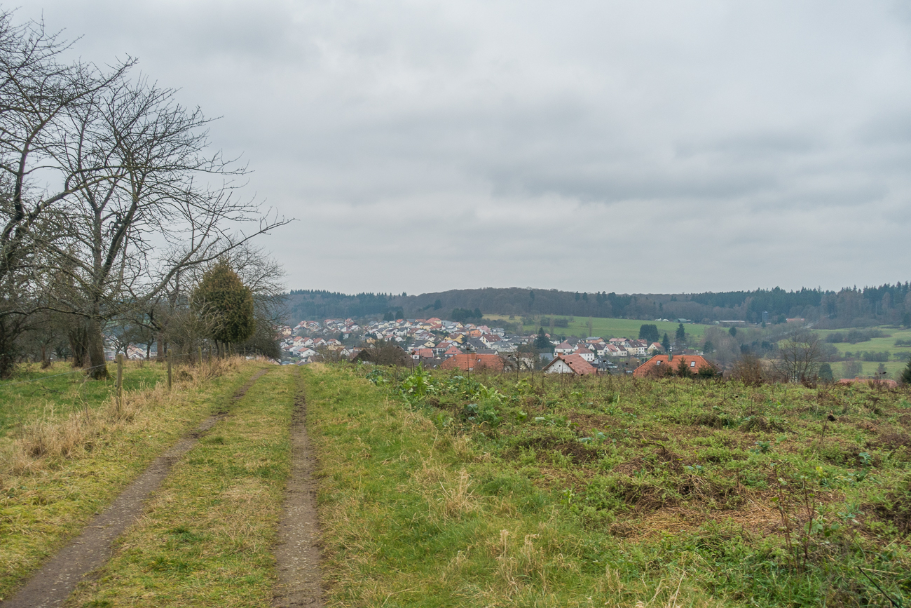 ... und dann ins Dorf hinunter 