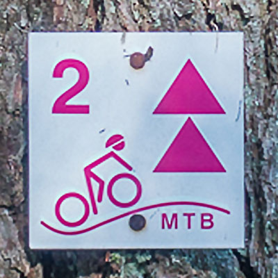 Kennzeichnung der MTB-2: "Fitness-Tour"