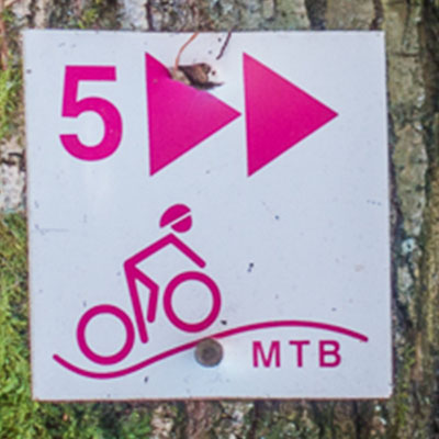 Kennzeichnung der MTB-Tour 5