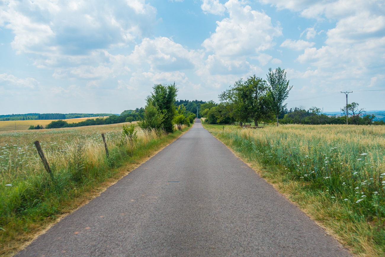 Auf Asphalt geht es bergab ;-)