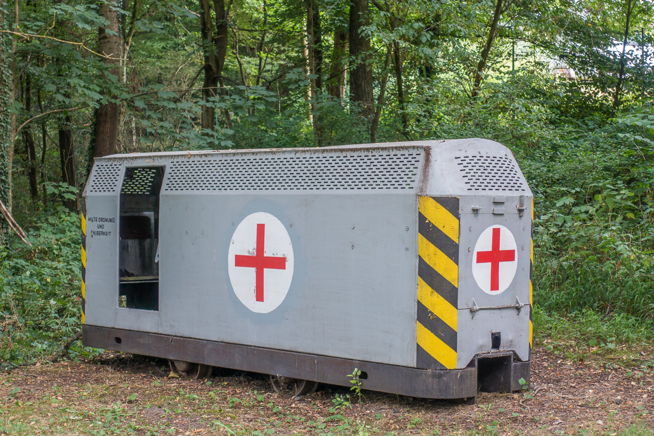 Notfallfahrzeug f&uuml;r den Schacht