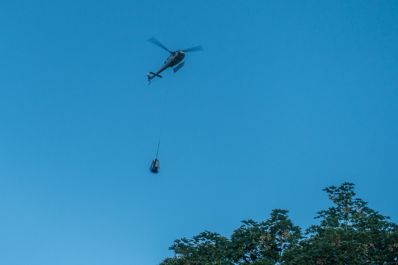 Mit diesem Ger&auml;t werden normalerweise Lawinen k&uuml;nstlich ausgel&ouml;st