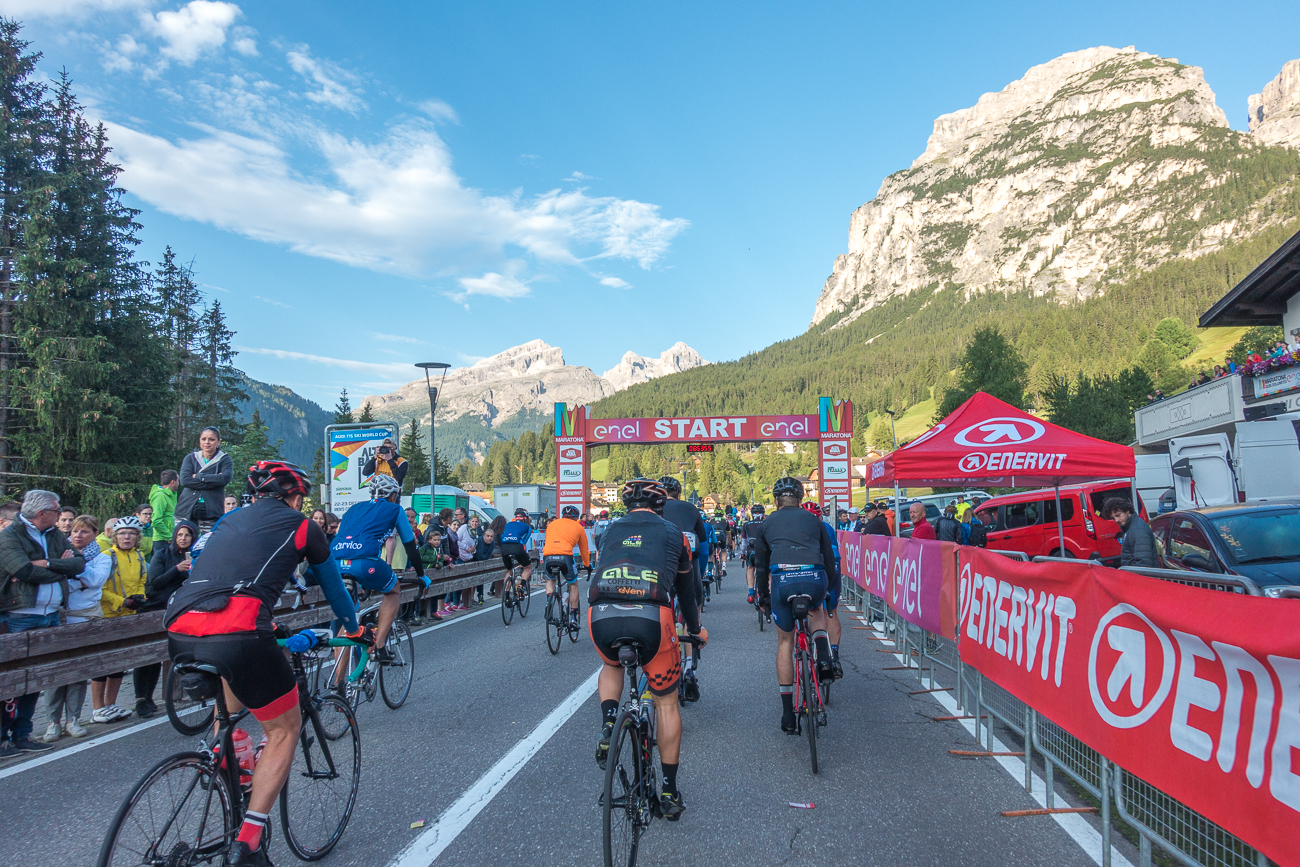 Ab dem Startschild wird die Zeit genommen