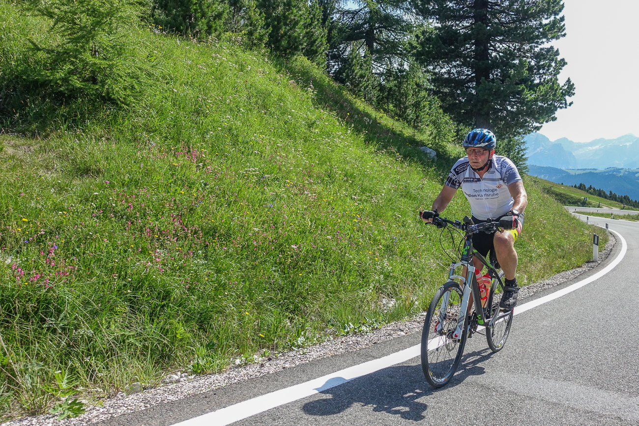 Strampeln, strampeln, strampeln