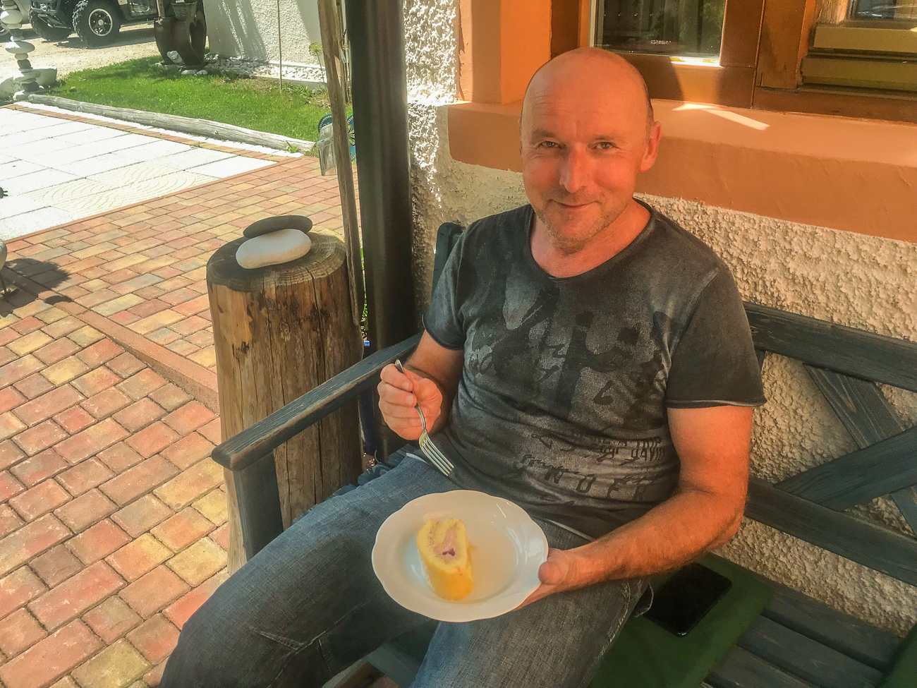 ... Belohnung an der Unterkunft ...