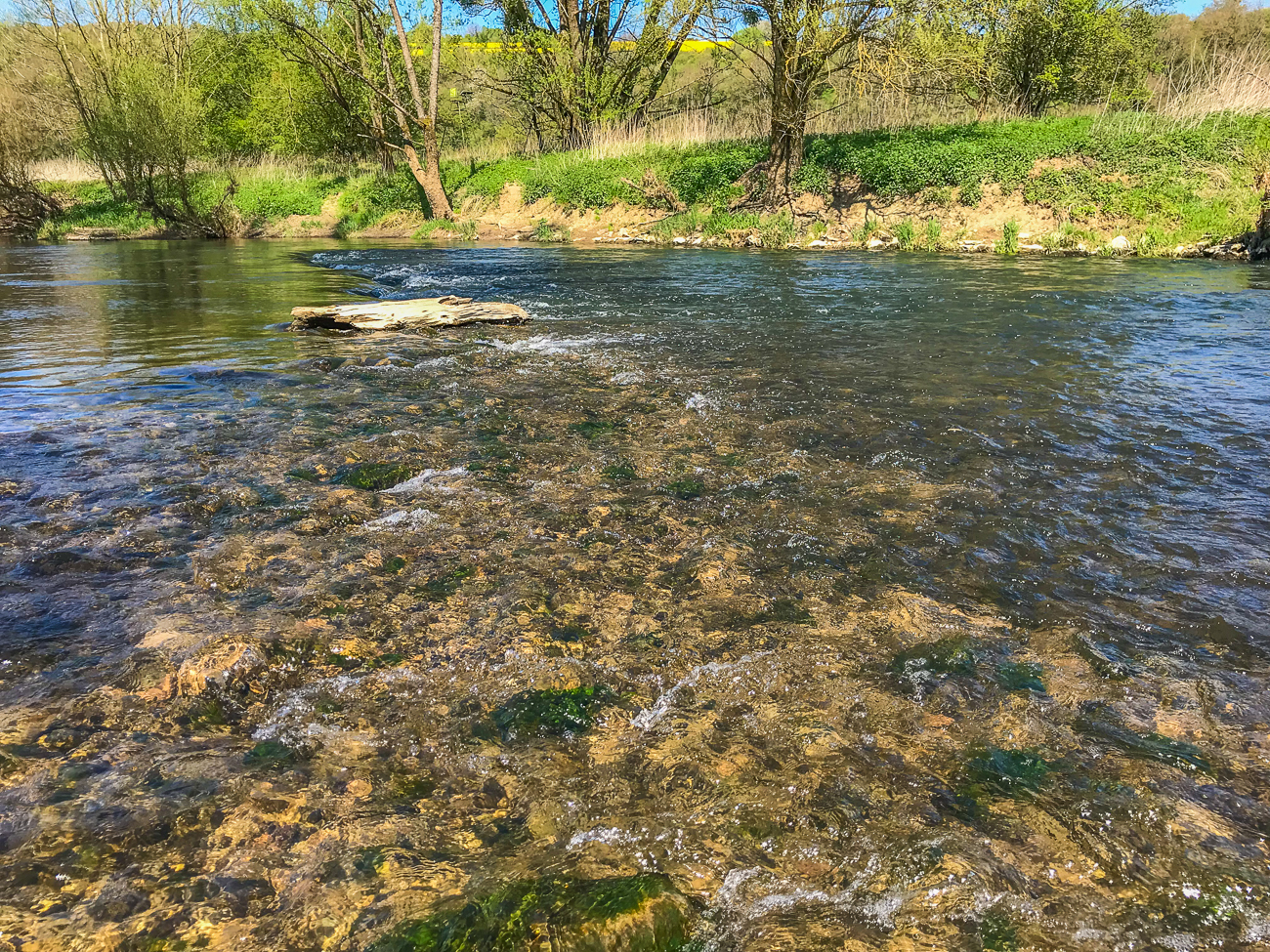 Wirbelndes Wasser