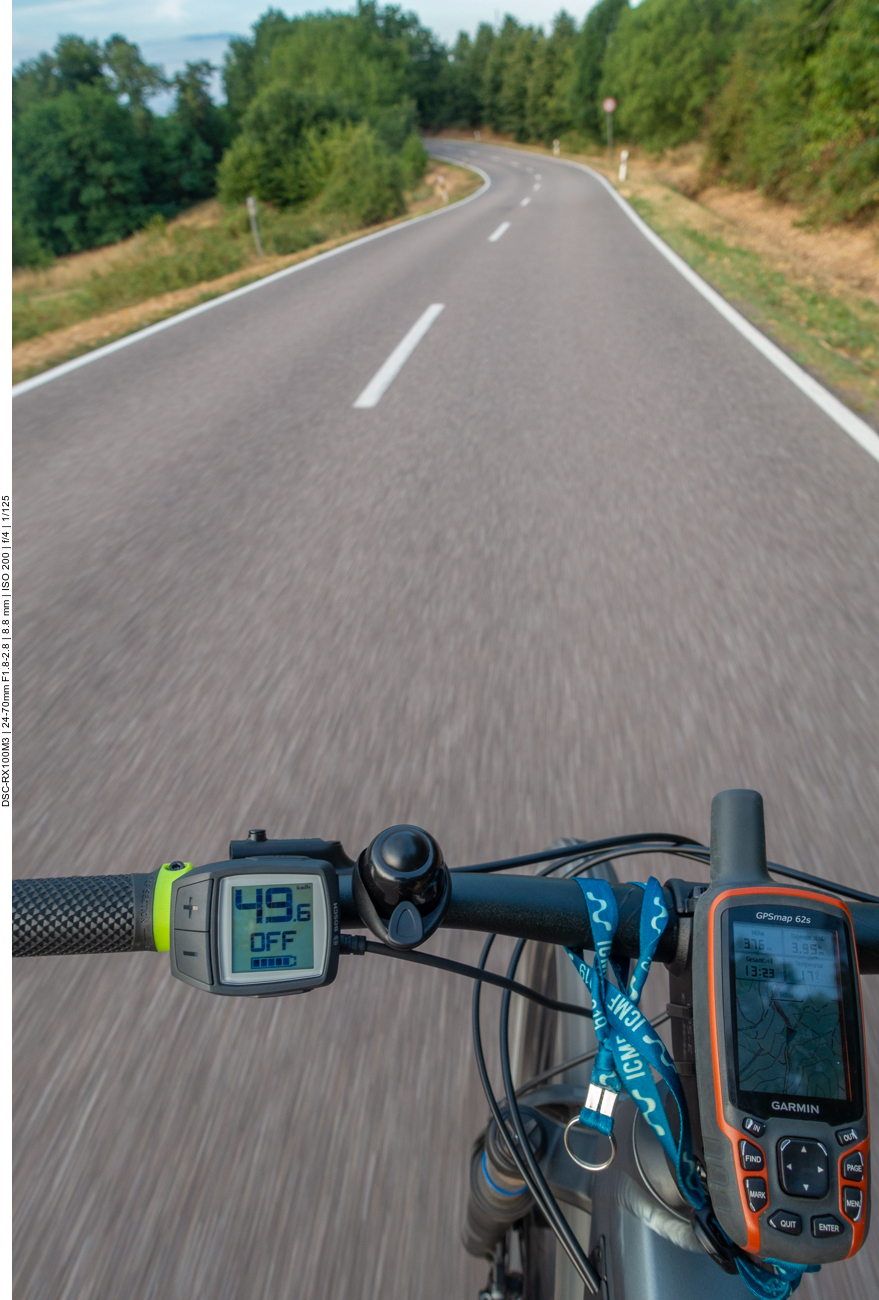 m*g*h, die Physik zieht nach unten ;-) 