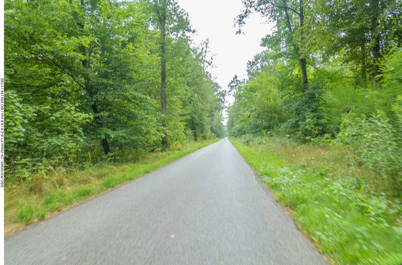 Gleich am Anfang etwas Regen :-( 