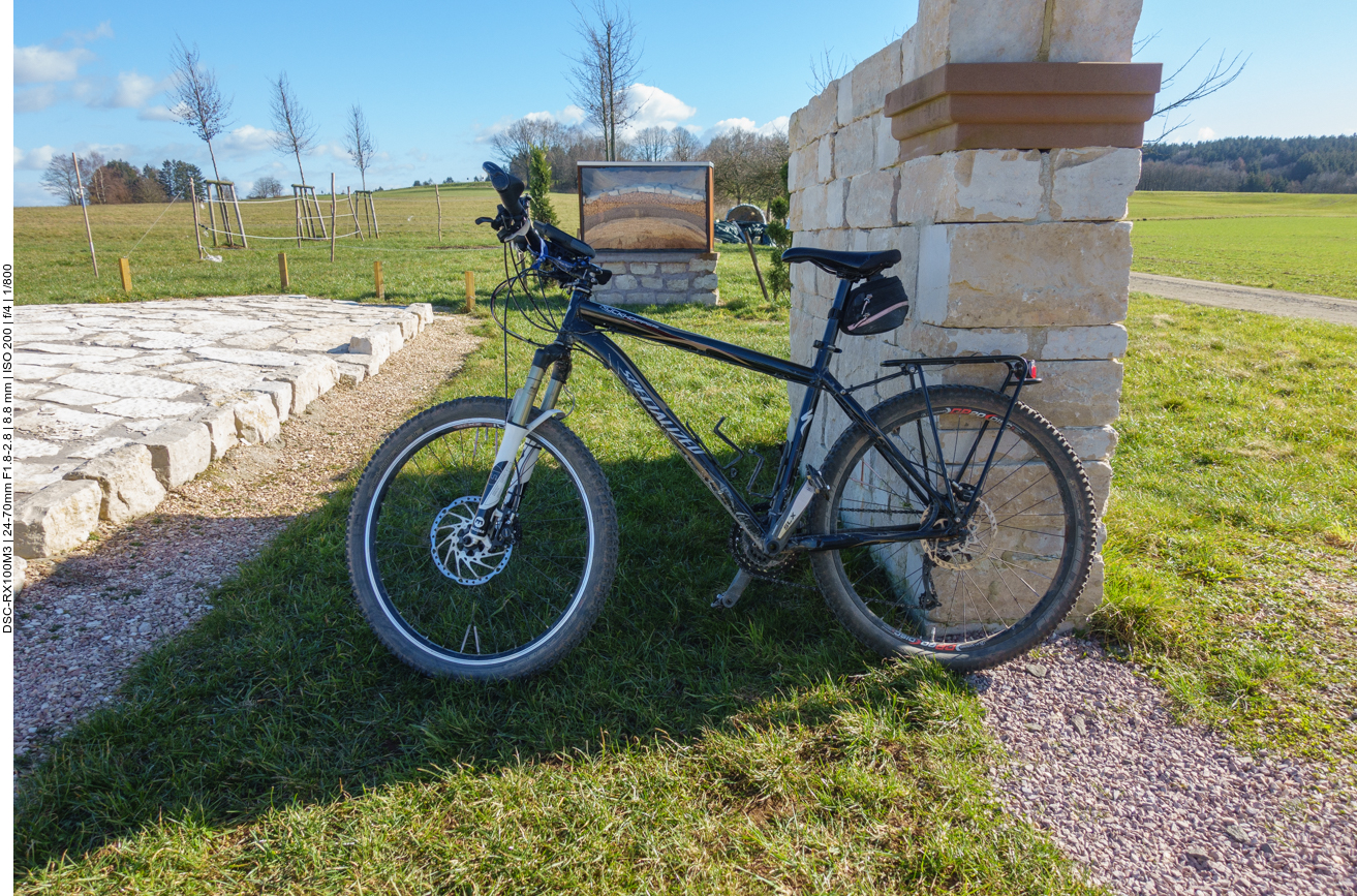 Heute bin ich mit dem Specialized Rockhopper unterwegs 