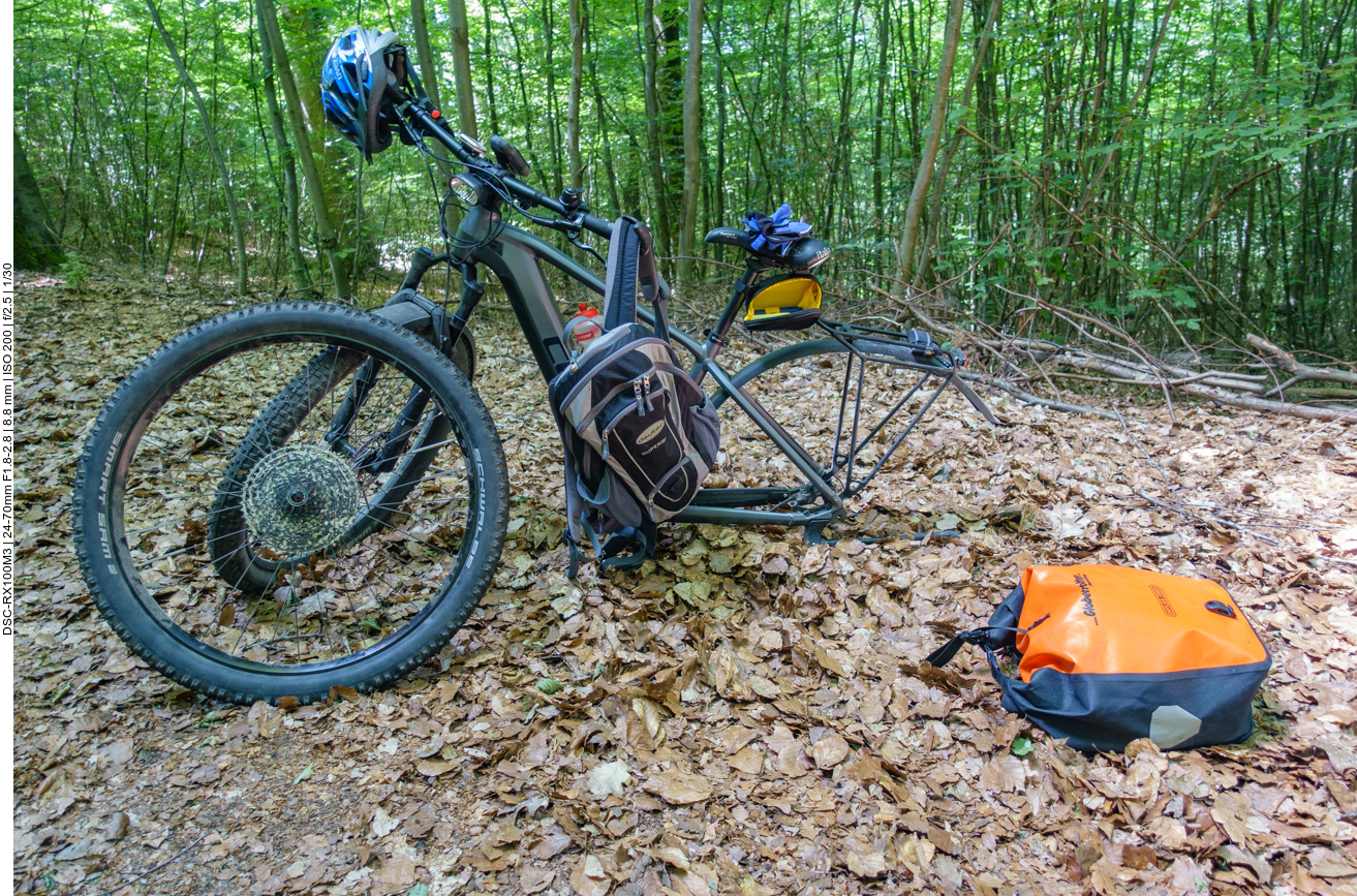 Schnell den Schlauch gewechselt und weiter geht's 