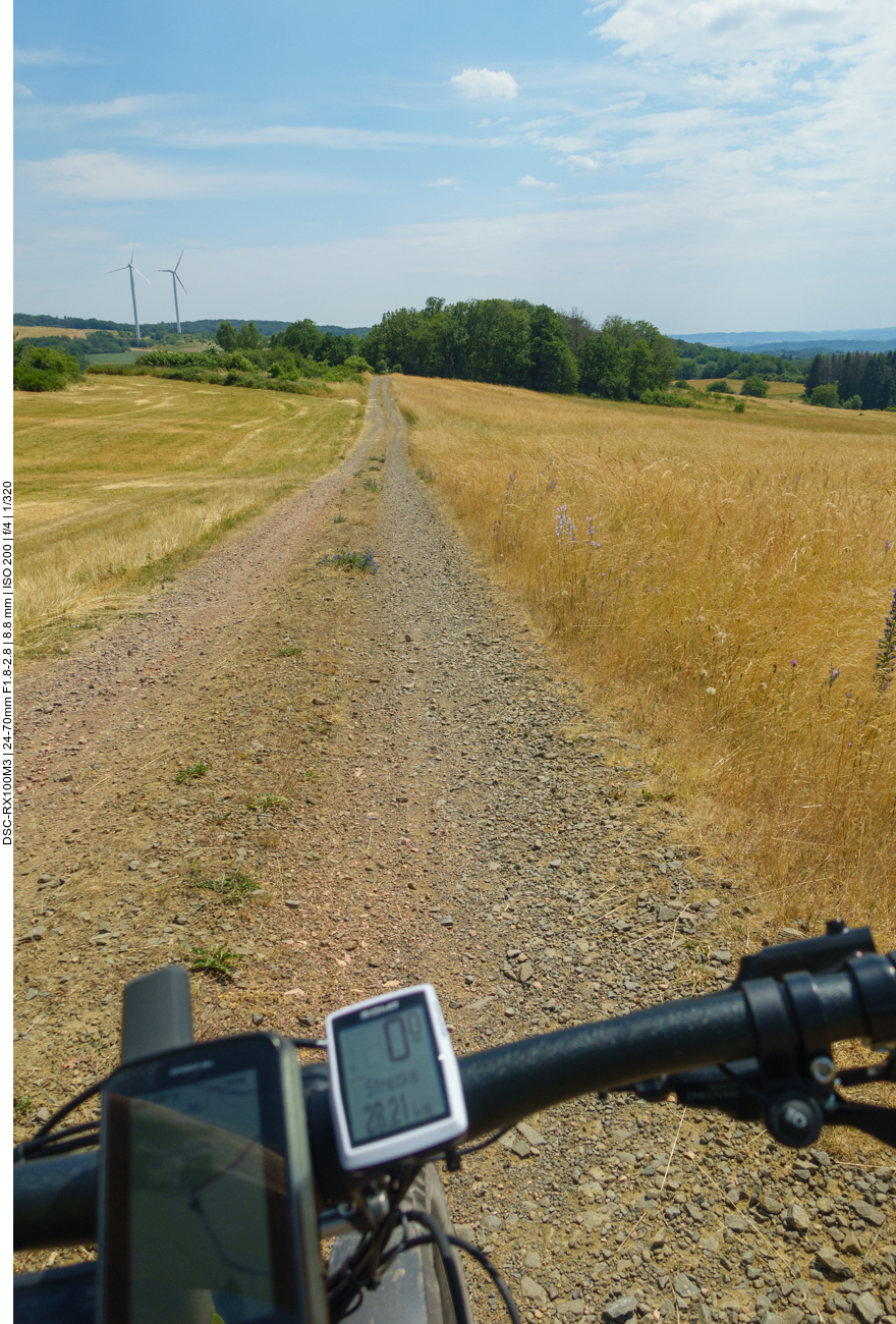 Blick auf den Weg vor mir 