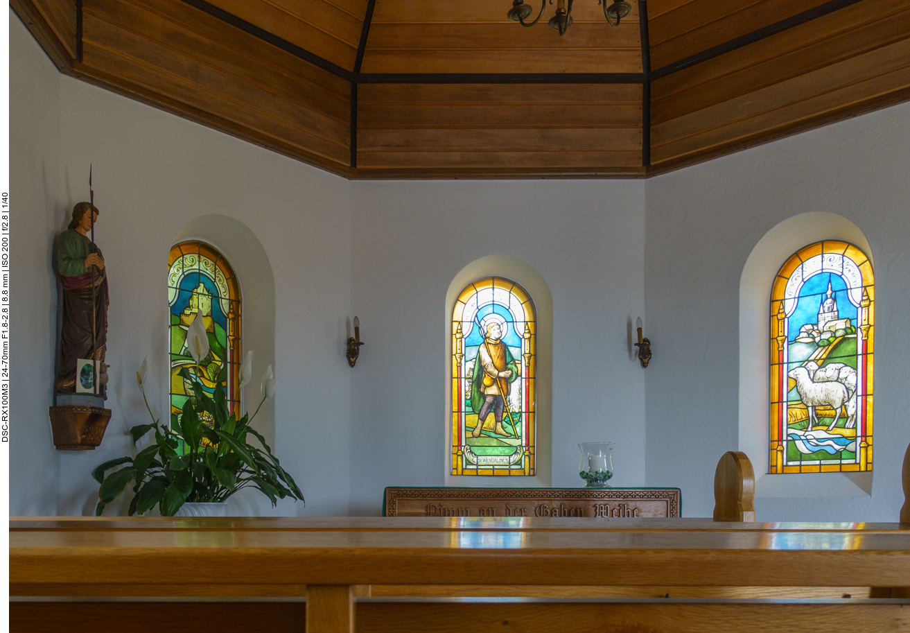 Im Inneren der Kapelle 