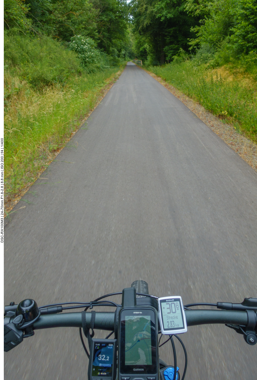 Meist geht es flott voran, der Motor war nicht eingeschaltet! ;-) 