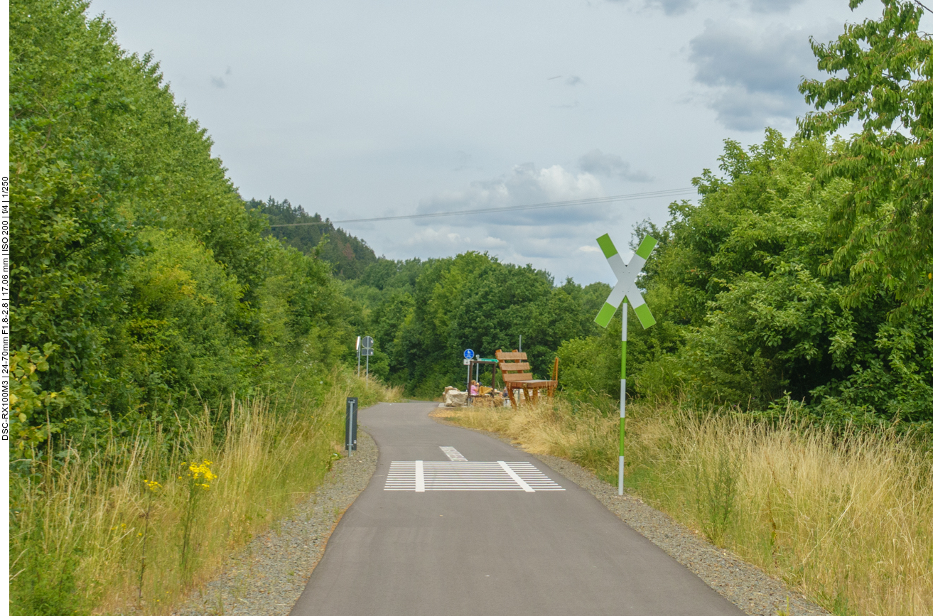 Die Strecke steht im Zeichen der Bahn, nat&uuml;rlich ;-) 