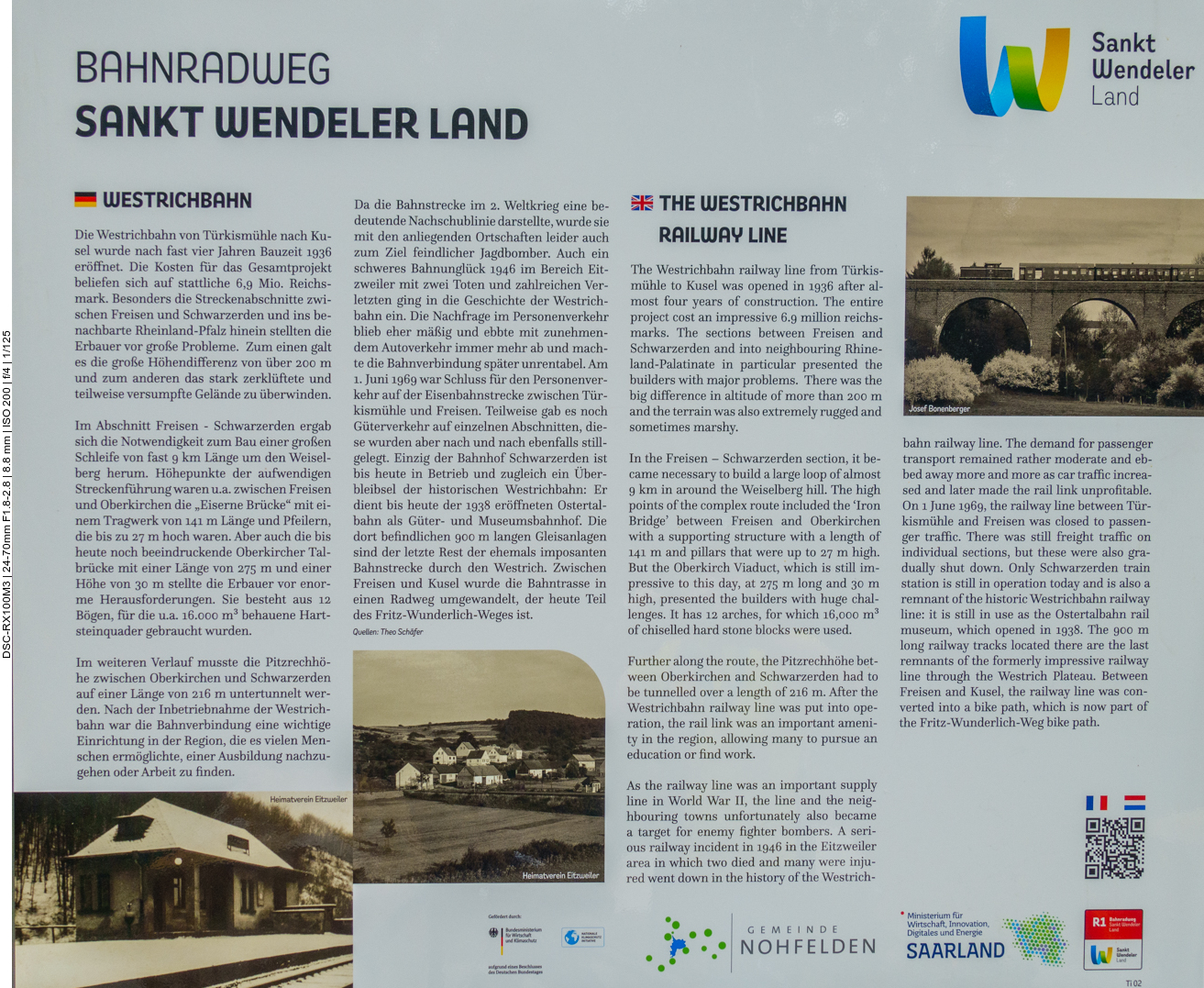 Infos zur ehemaligen Bahnstrecke 