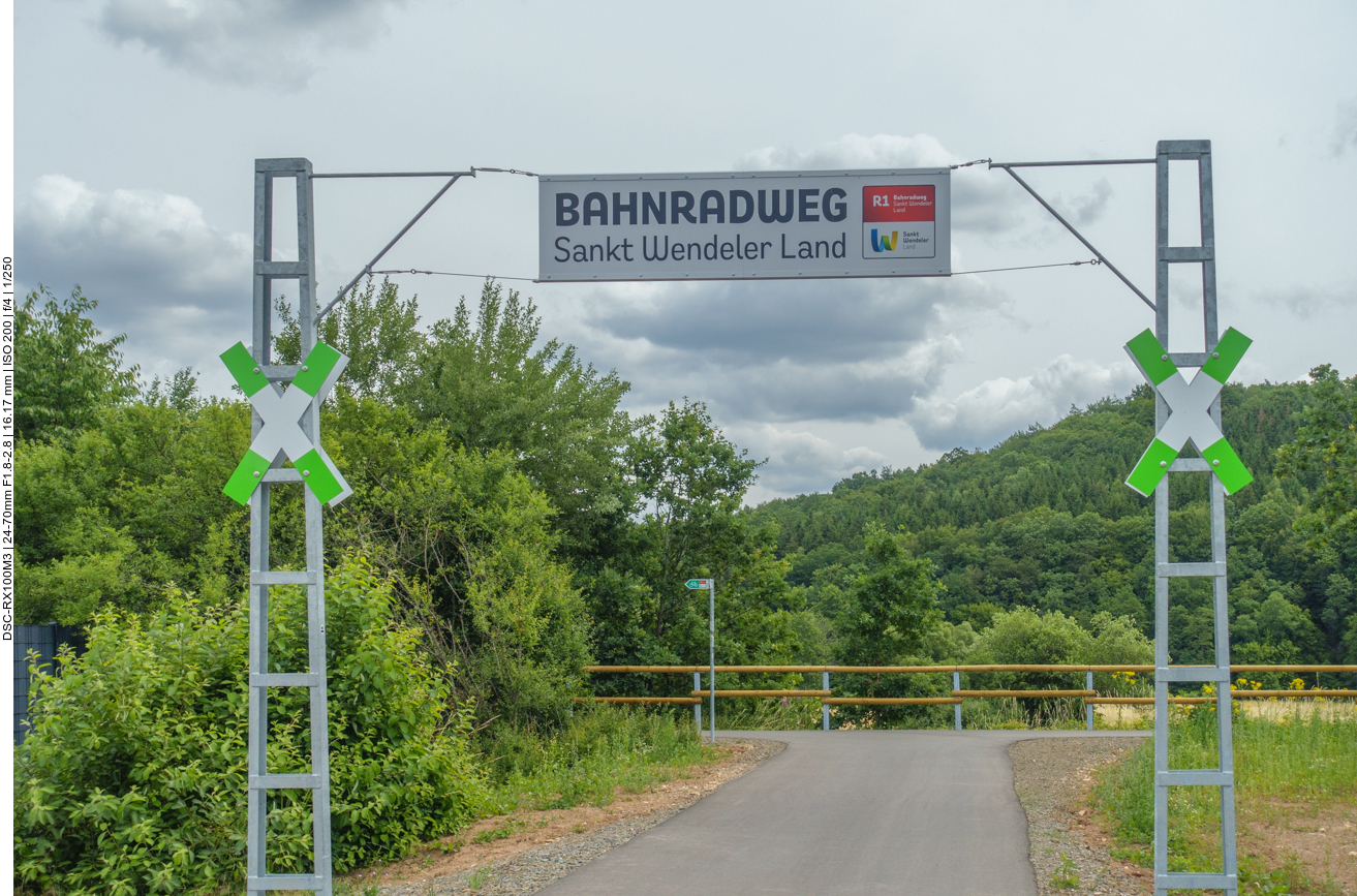 Auf dem Bahnradweg St. Wendeler Land 