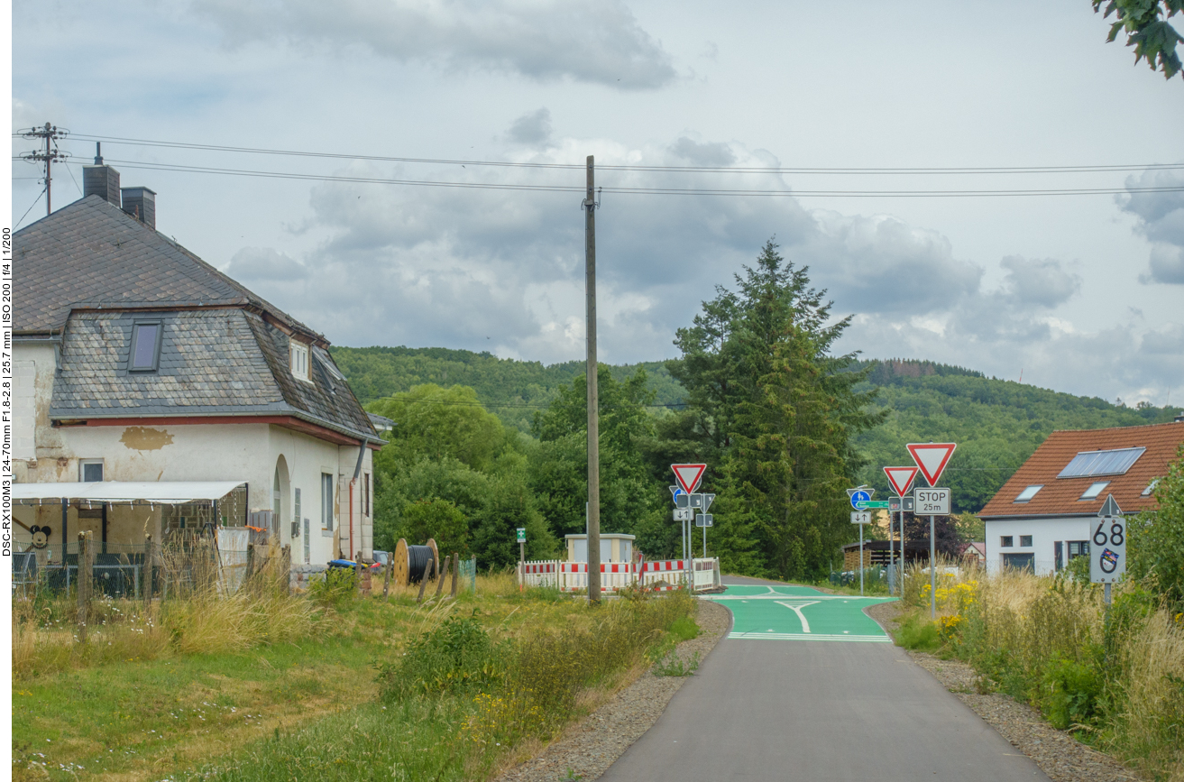 Die Stra&szlig;enquerungen sind gut abgesichert 