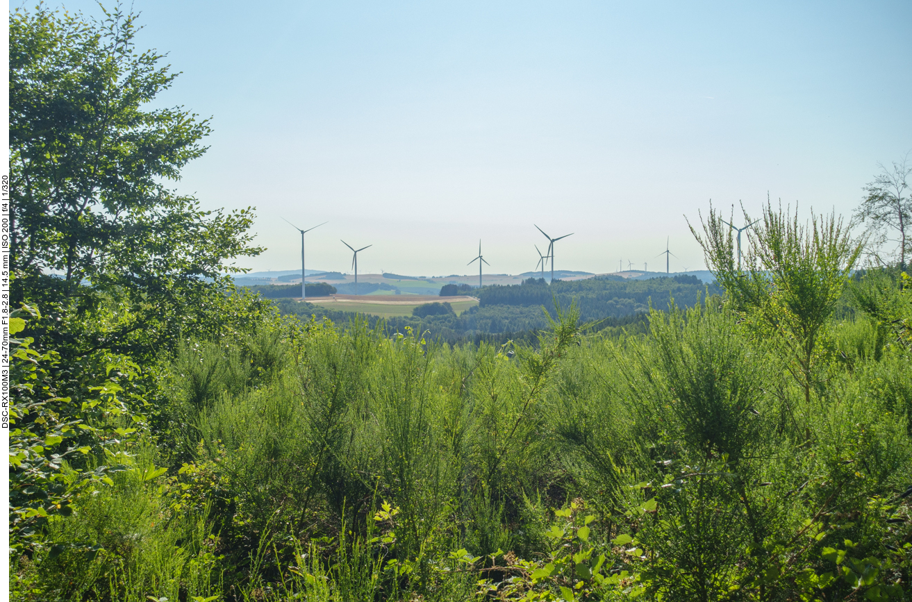 Ausblick in die Landschaft 