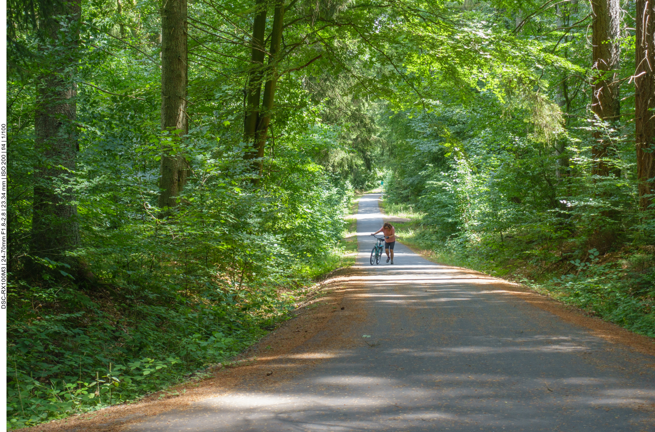 Ein steiles St&uuml;ck ist dabei, wer keine richtige Gangschaltung hat, muss schieben ;-) 