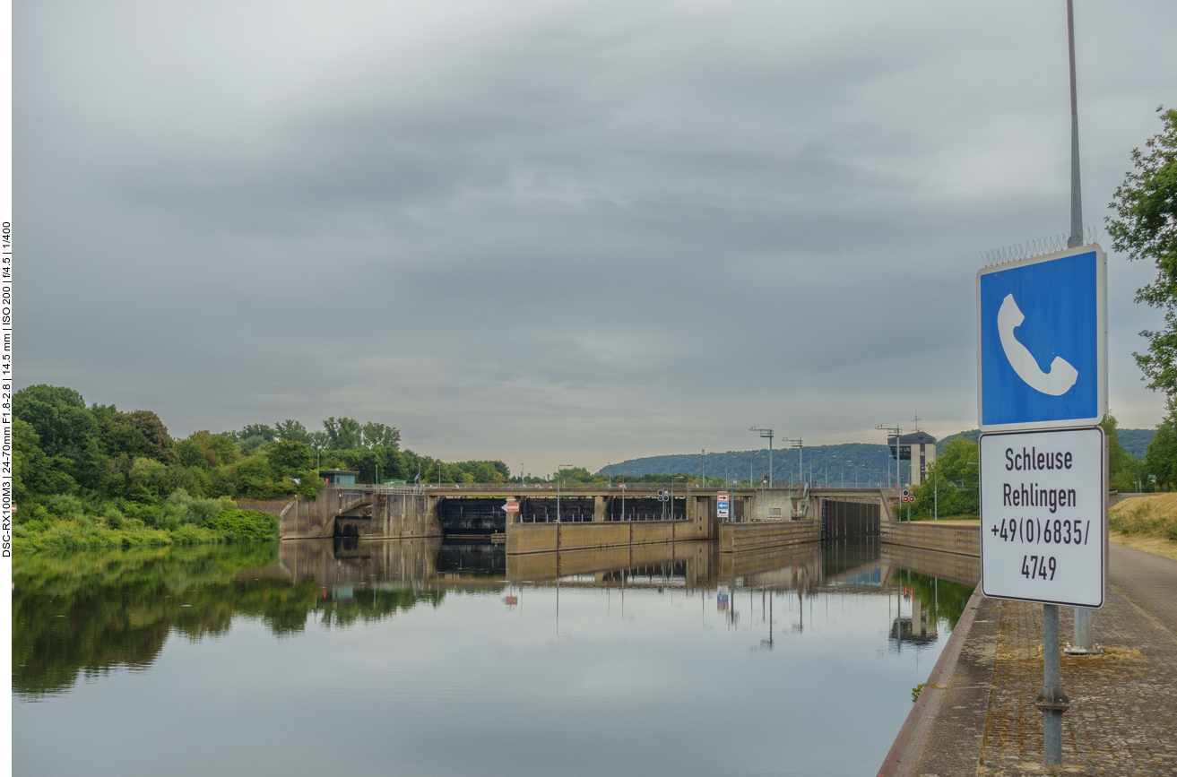 An der Schleuse Rehlingen 