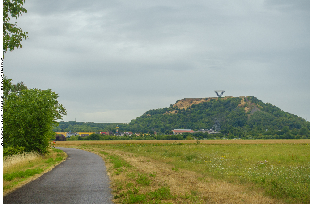 Das Saarpolygon auf einer ehemaligen Abraumhalde 