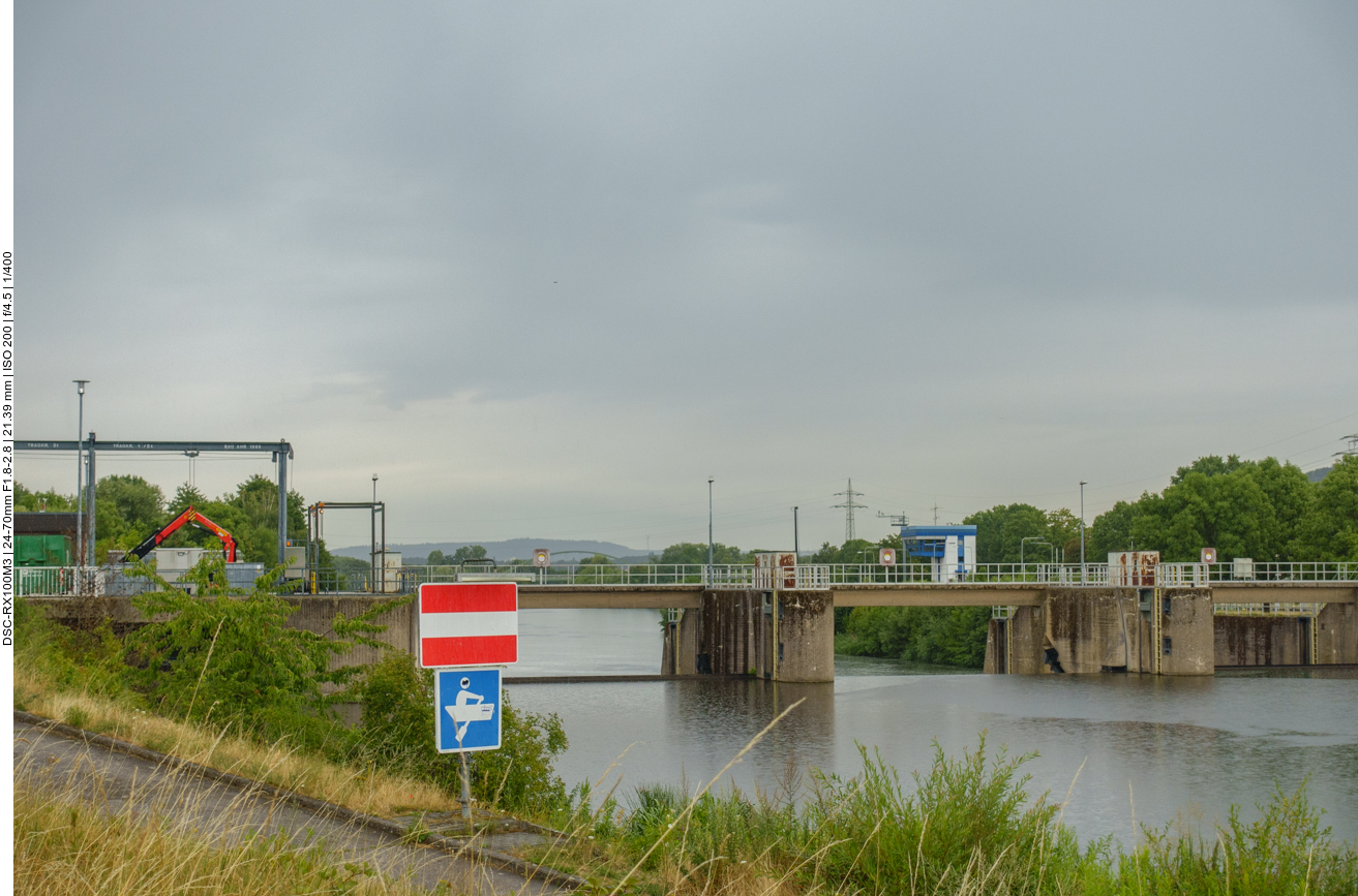 An der Staustufe Lisdorf 