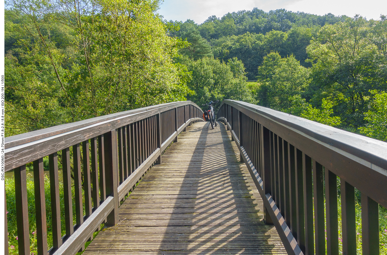 Radwegbrücke über die Nahe ...