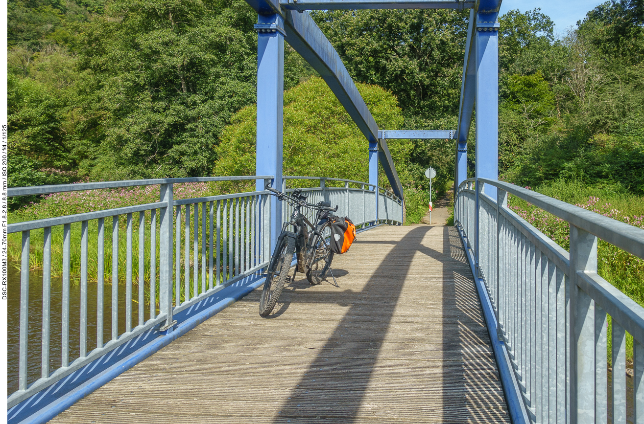 Auf der Br&uuml;cke &uuml;ber die Nahe