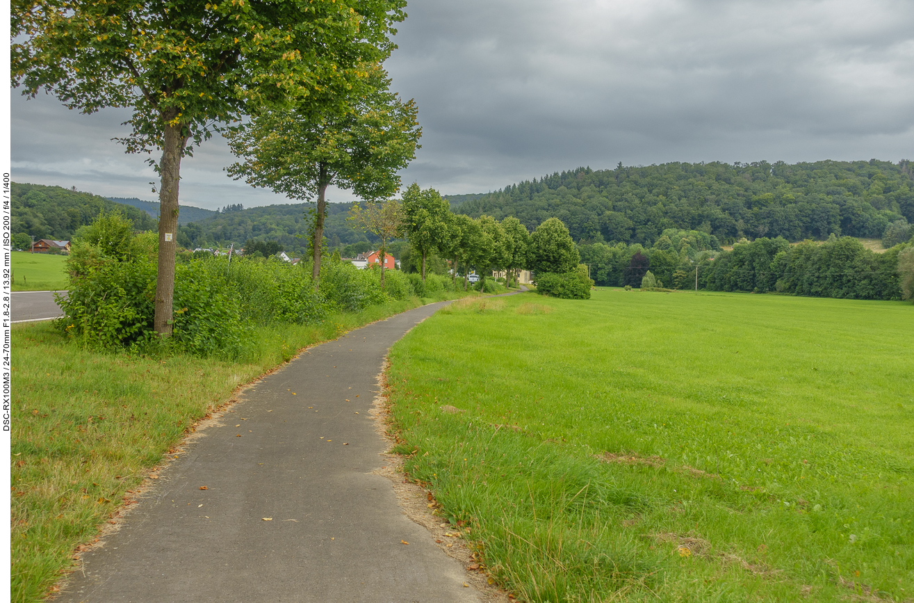 Radweg bei Abentheuer