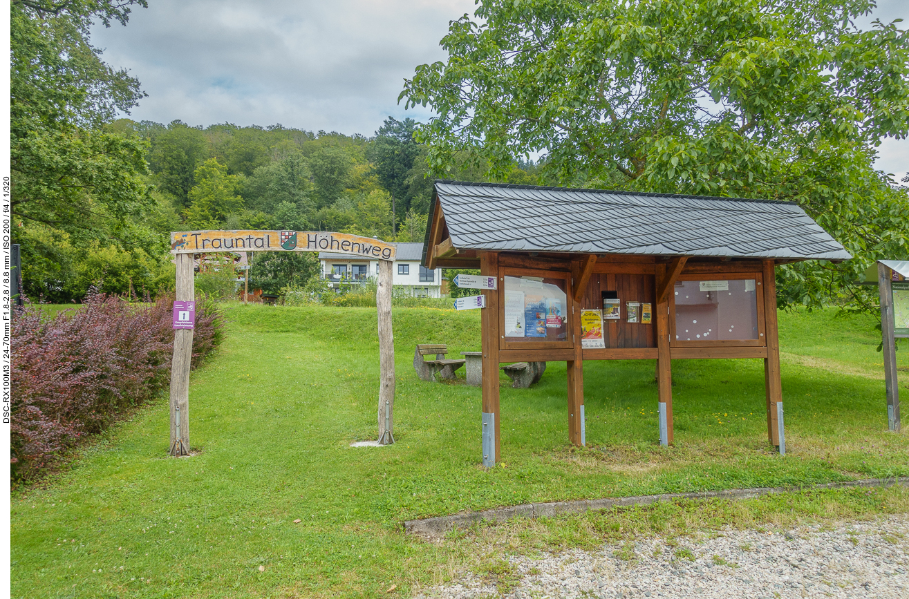 Hier beginnt auch der Trauntal Höhenweg, für die nächste Wanderung vormerken!