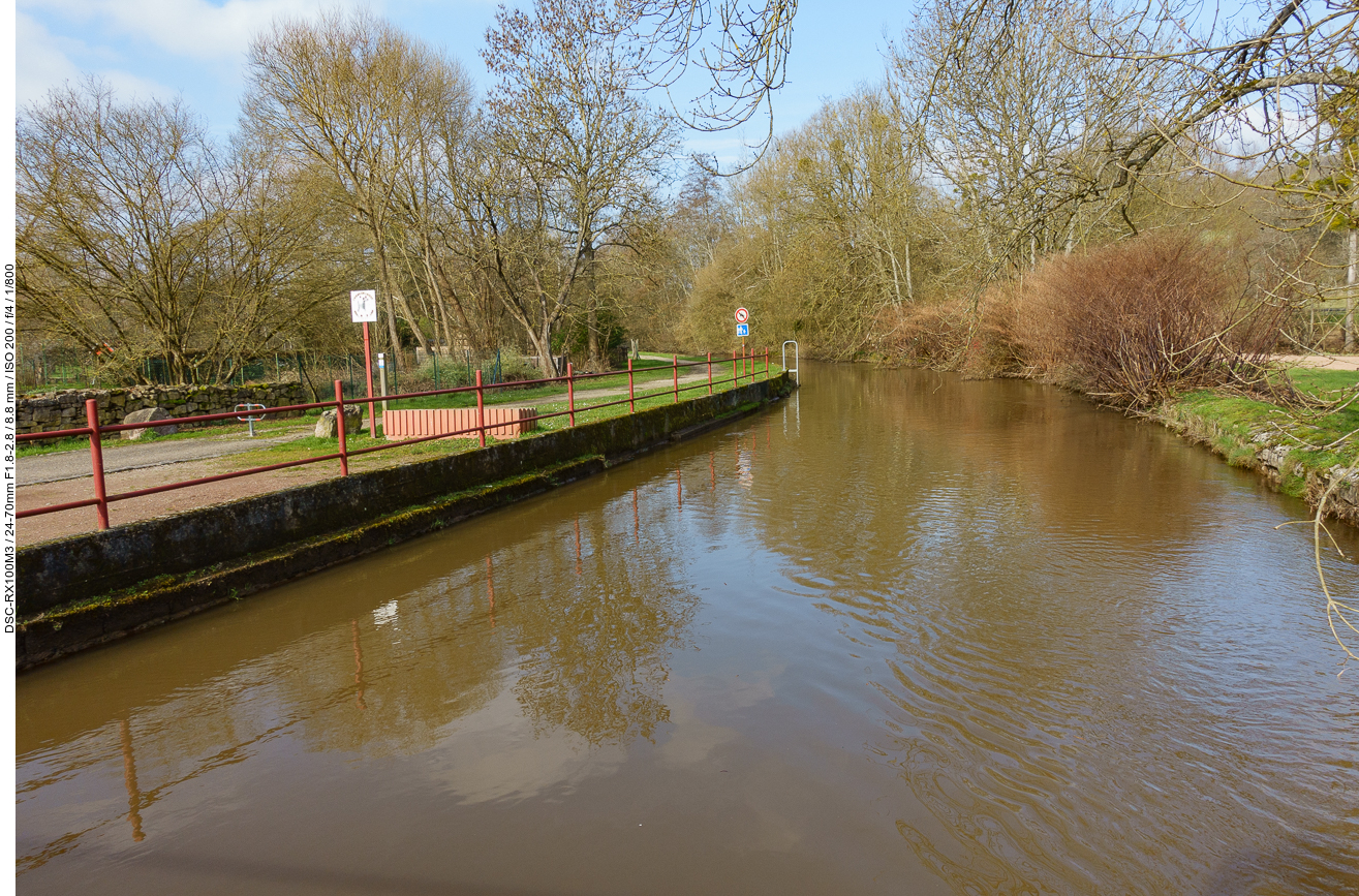 ... und gleich daneben liegt ein Kanal, dessen Zweck ich nicht mehr weiß :-(