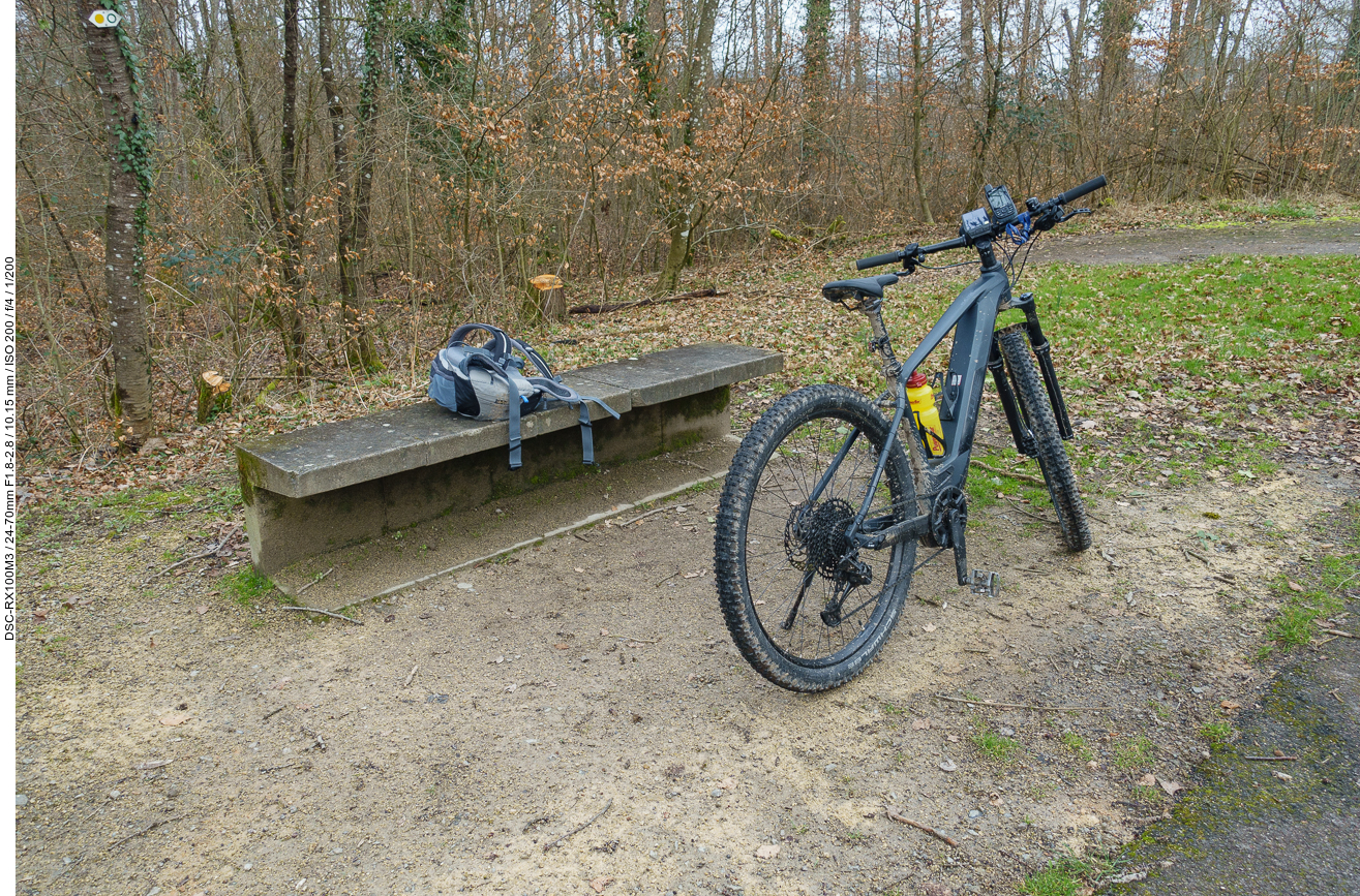 Rast am Bliestal-Radweg