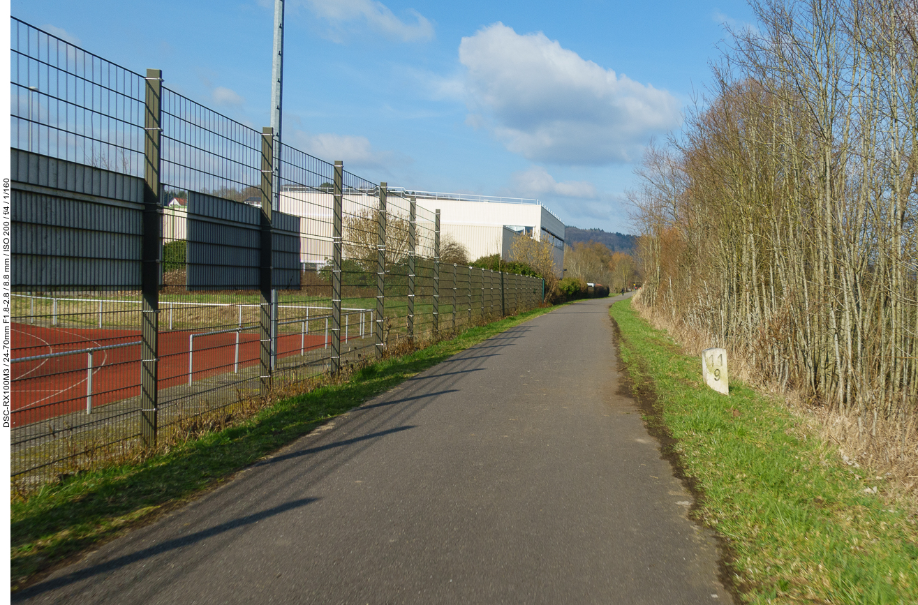 Kurz vor Blieskastel erreiche ich weider den Bliestal-Radweg, wenn ich gleich draufgeblieben wäre, hätte ich einige Höhenmeter gespart ;-)