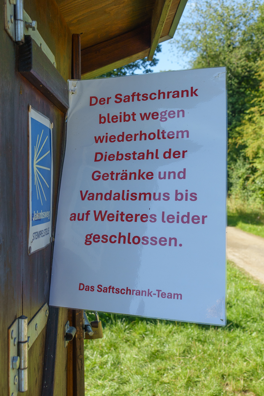 ... gibt es leider keinen Saft mehr. Wenige Idioten, viele leiden :-(