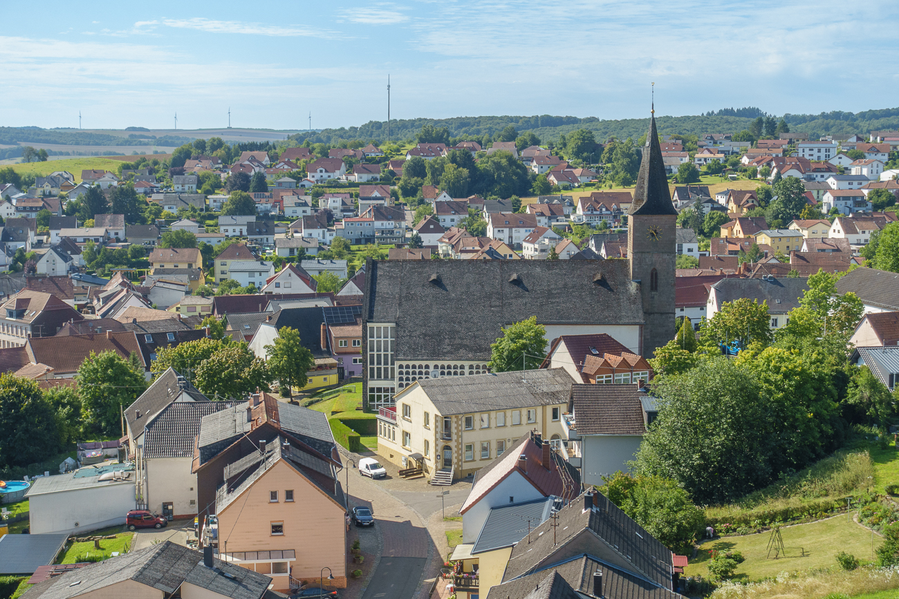 Blick auf Oberkirchen