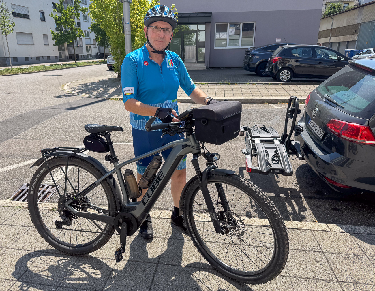Start der Tour bei Reini in Durlach