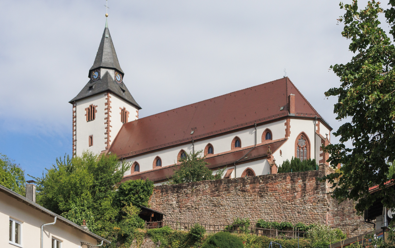 Die römisch-katholische Liebfrauenkirche in Gernsbach