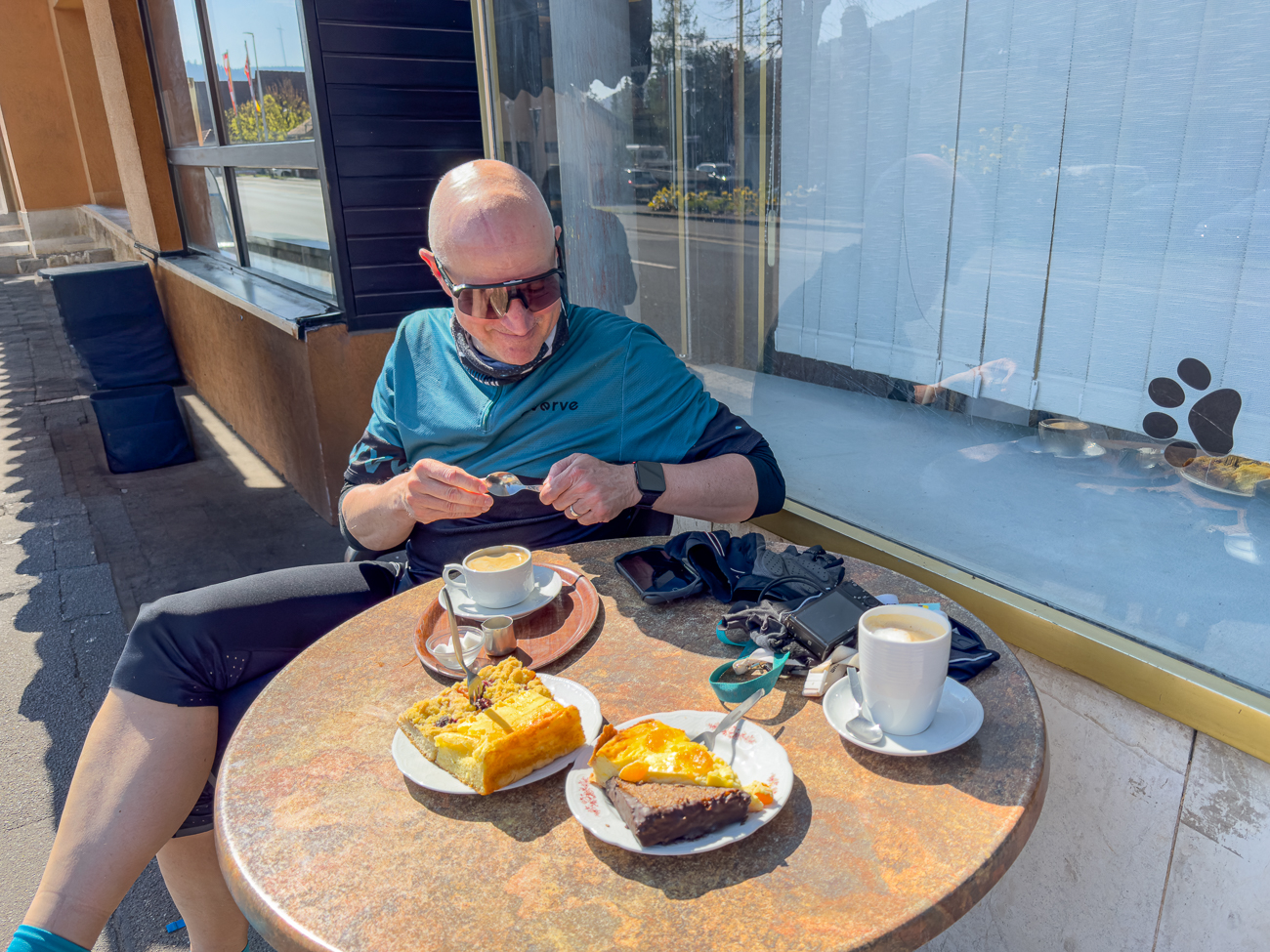 ... aber die Kuchen waren lecker